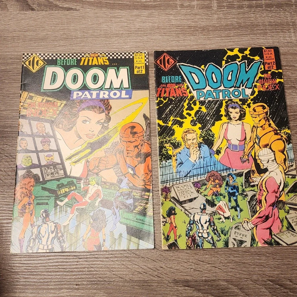 DC‎ Comics Before The Titans Doom Patrol Comic Lot Part 1 and 2